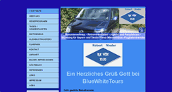 Desktop Screenshot of bluewhitetours.de